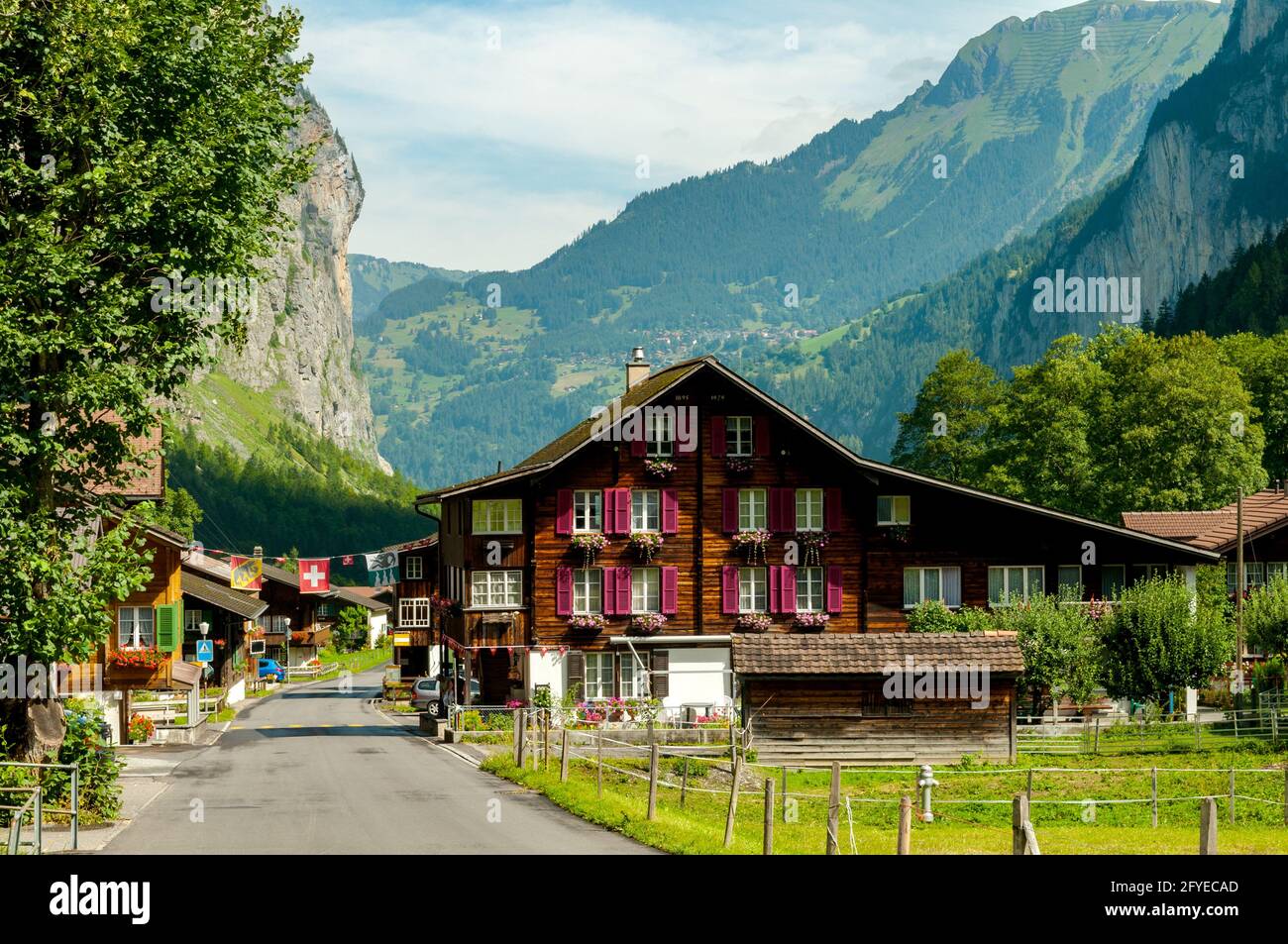 Stechelberg, Switzerland Stock Photo