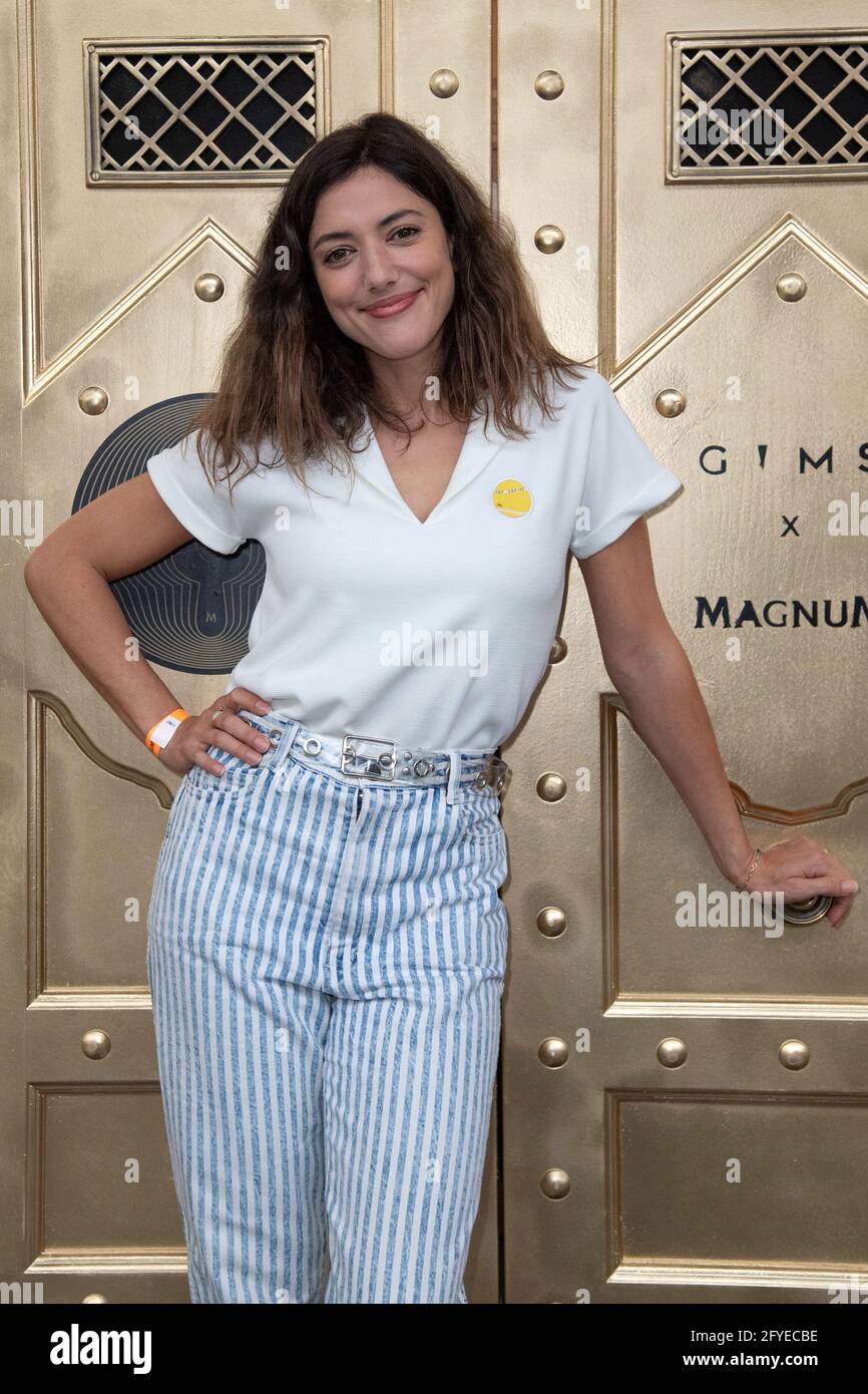 Vanessa Guide attending the 'Gims x Magnum' ice cream launch at the
