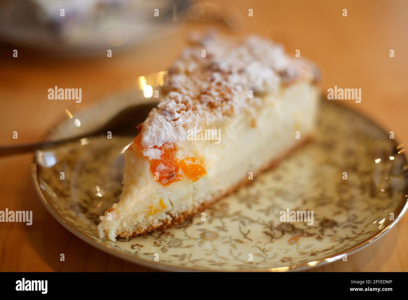 Stück Torte auf einem Teller, Deutschland, Europa Stock Photo