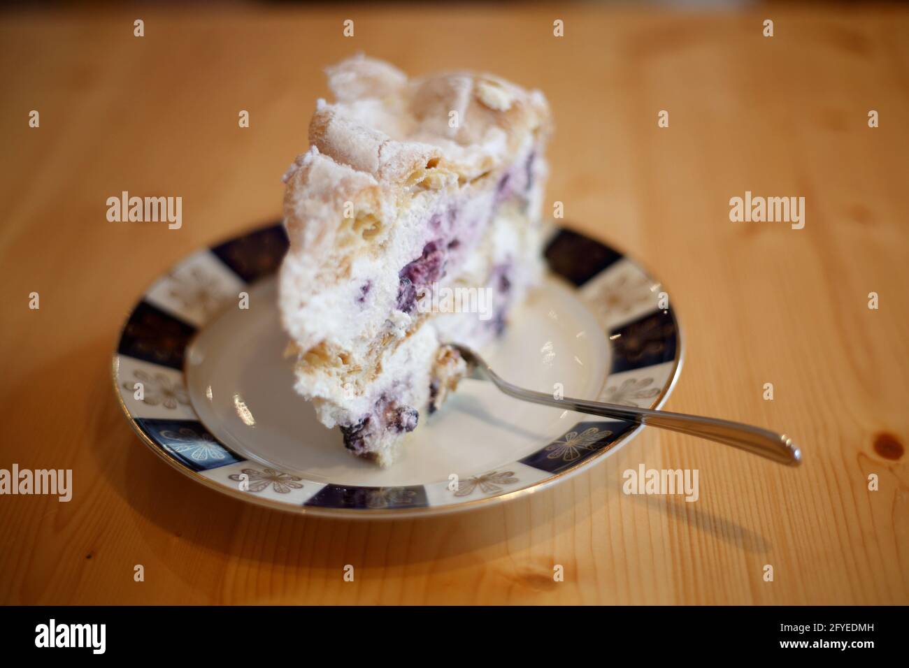 Stück Torte auf einem Teller, Deutschland, Europa Stock Photo
