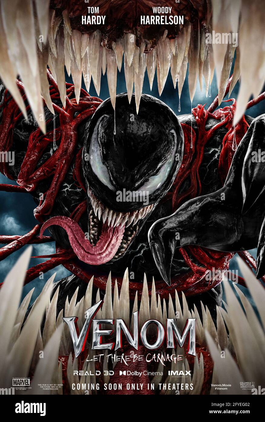 Venom Let There Be Carnage 2021 Dual Audio Hindi ORG (Clean) 500MB HDRip 720p HEVC x265 ESubs Download