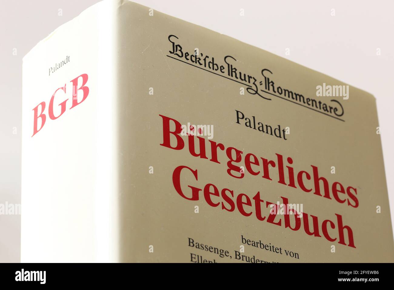 Symbol image: Bürgerliches Gesetzbuch (german civil code) Stock Photo