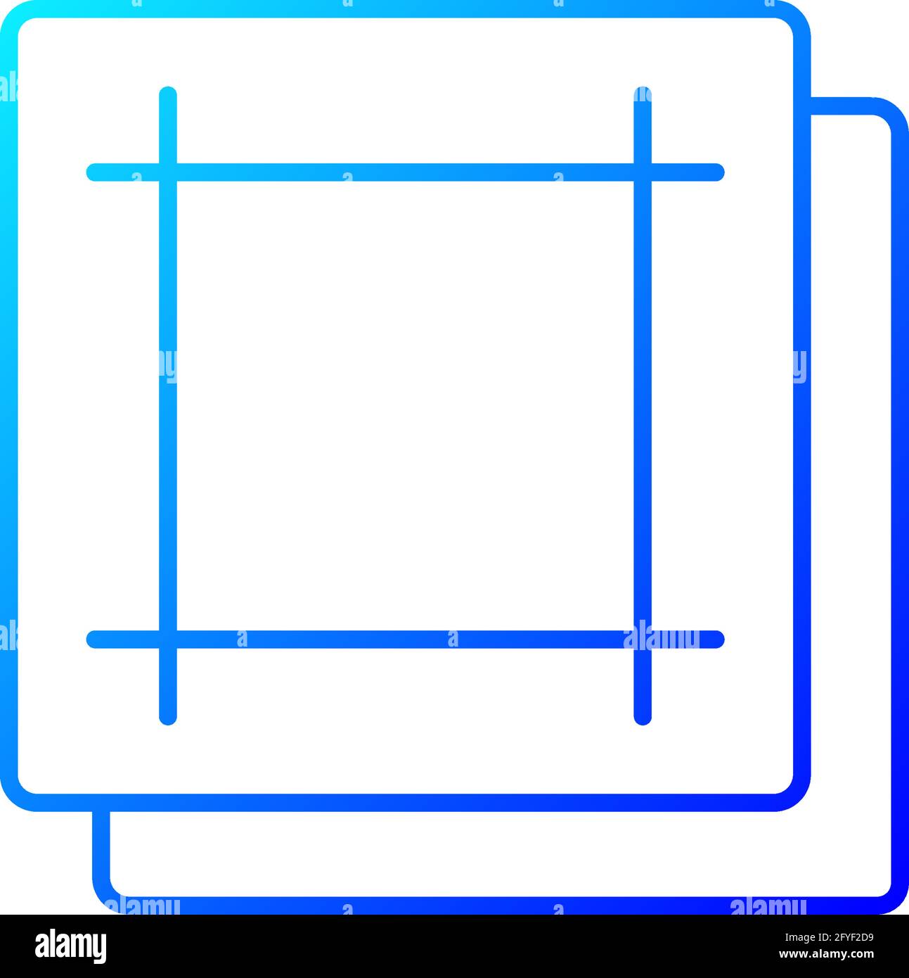 Napkin gradient linear vector icon Stock Vector