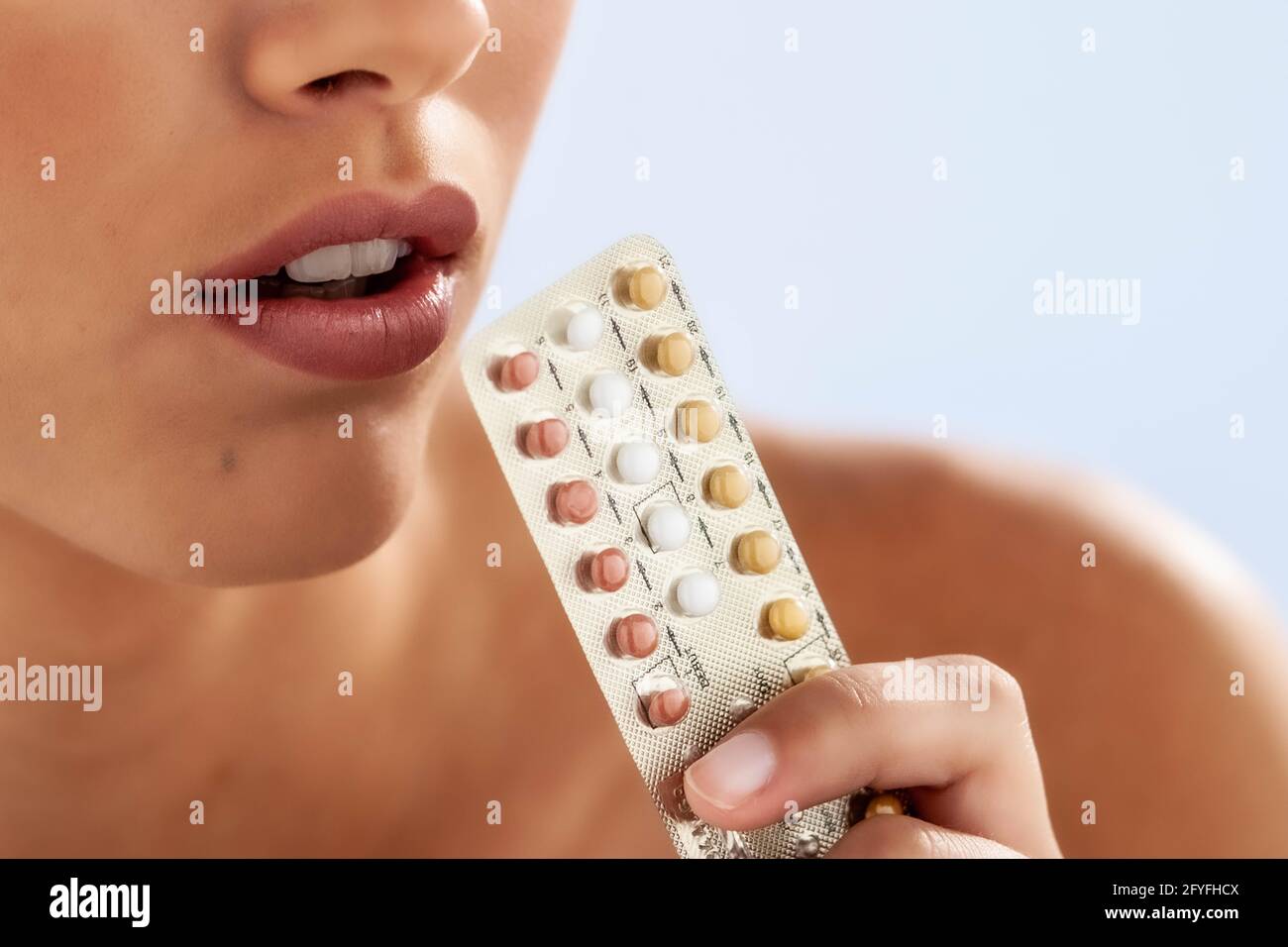 Oral contraception pills. Stock Photo