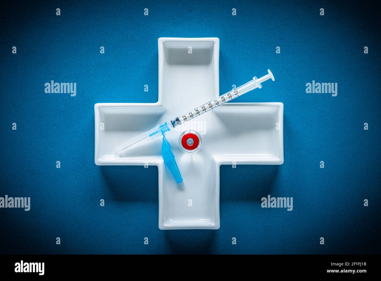 Illustration about vaccination. Stock Photo