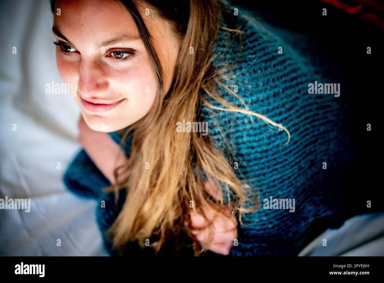 Resting woman hi-res stock photography and images - Alamy