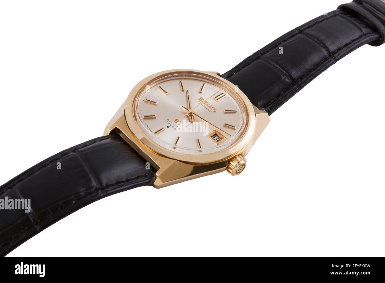 MANILA, PHILIPPINES May 04, 2015 Expensive luxury watch isolated on