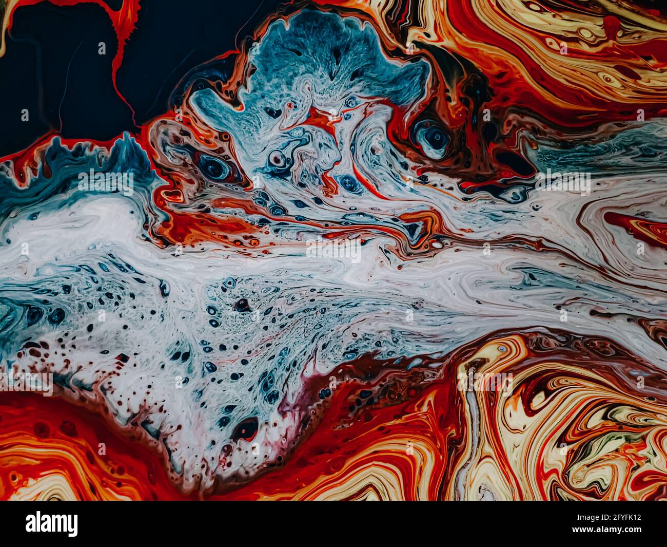 Abstract painting with mixed oil paint colors great for wallpaper