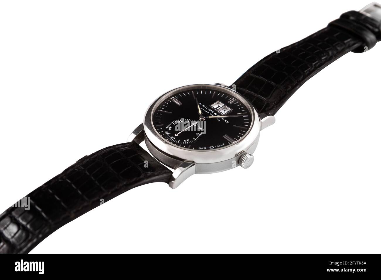 MANILA, PHILIPPINES May 04, 2015 Expensive luxury watch isolated on