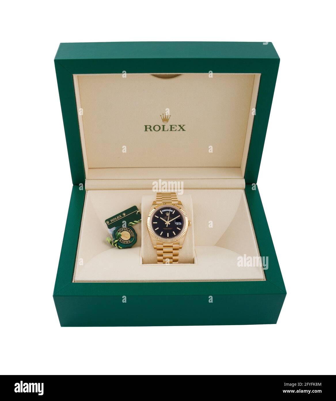 MANILA, PHILIPPINES May 04, 2015 Expensive luxury watch isolated on