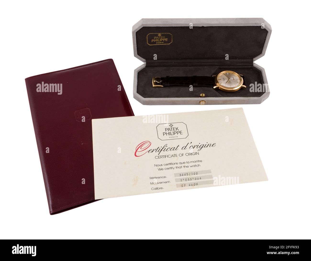 MANILA, PHILIPPINES May 04, 2015 Expensive luxury watch isolated on