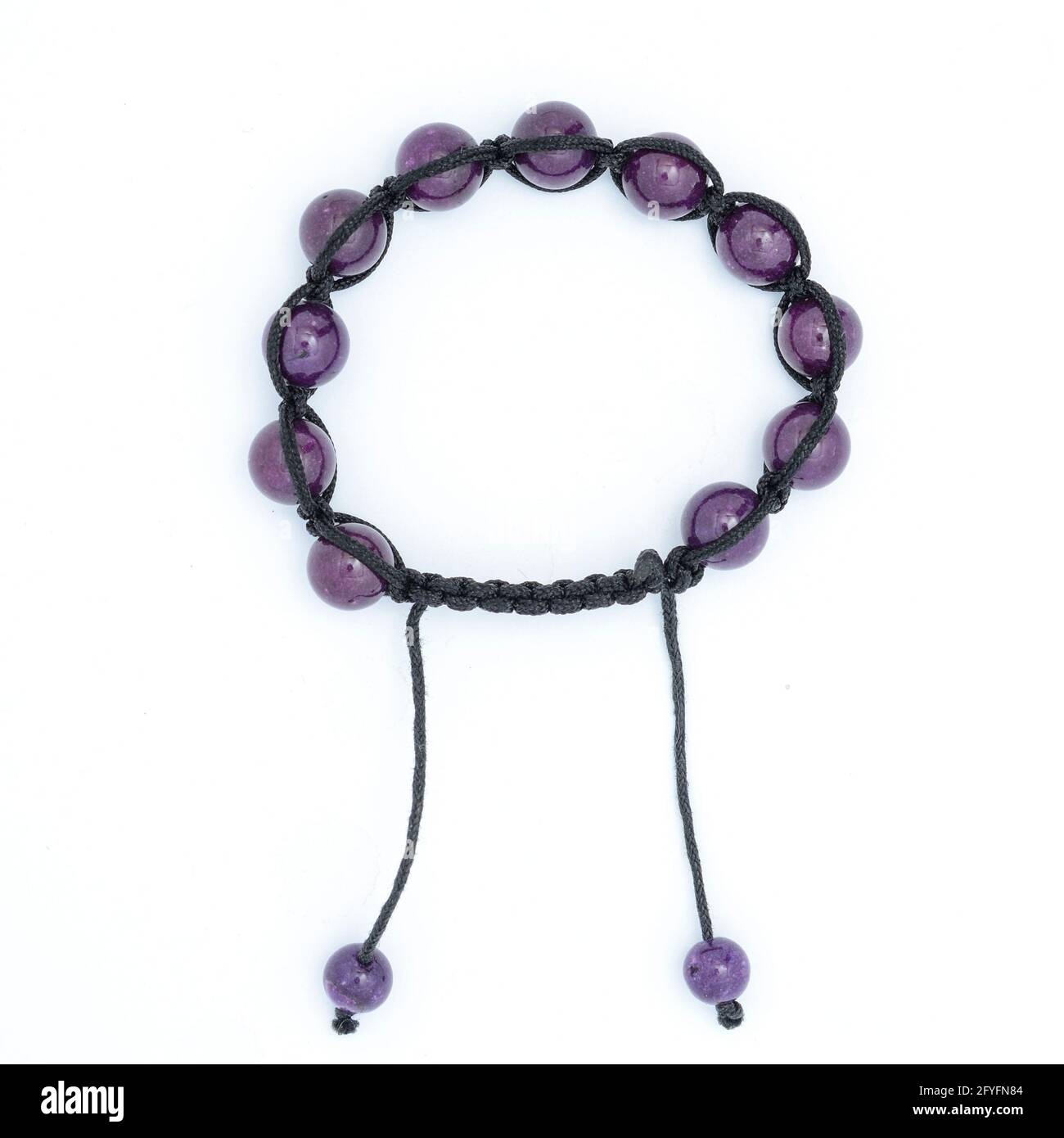 Purple bracelet isolated Stock Photo Alamy