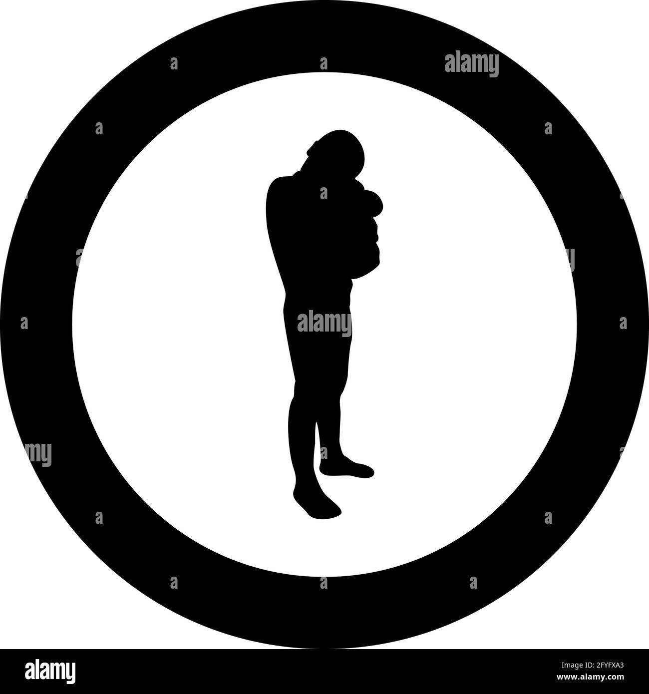 Boy hugs pillow arm Child holds cushion hugging hands Preschool hug Cute brother standing Son