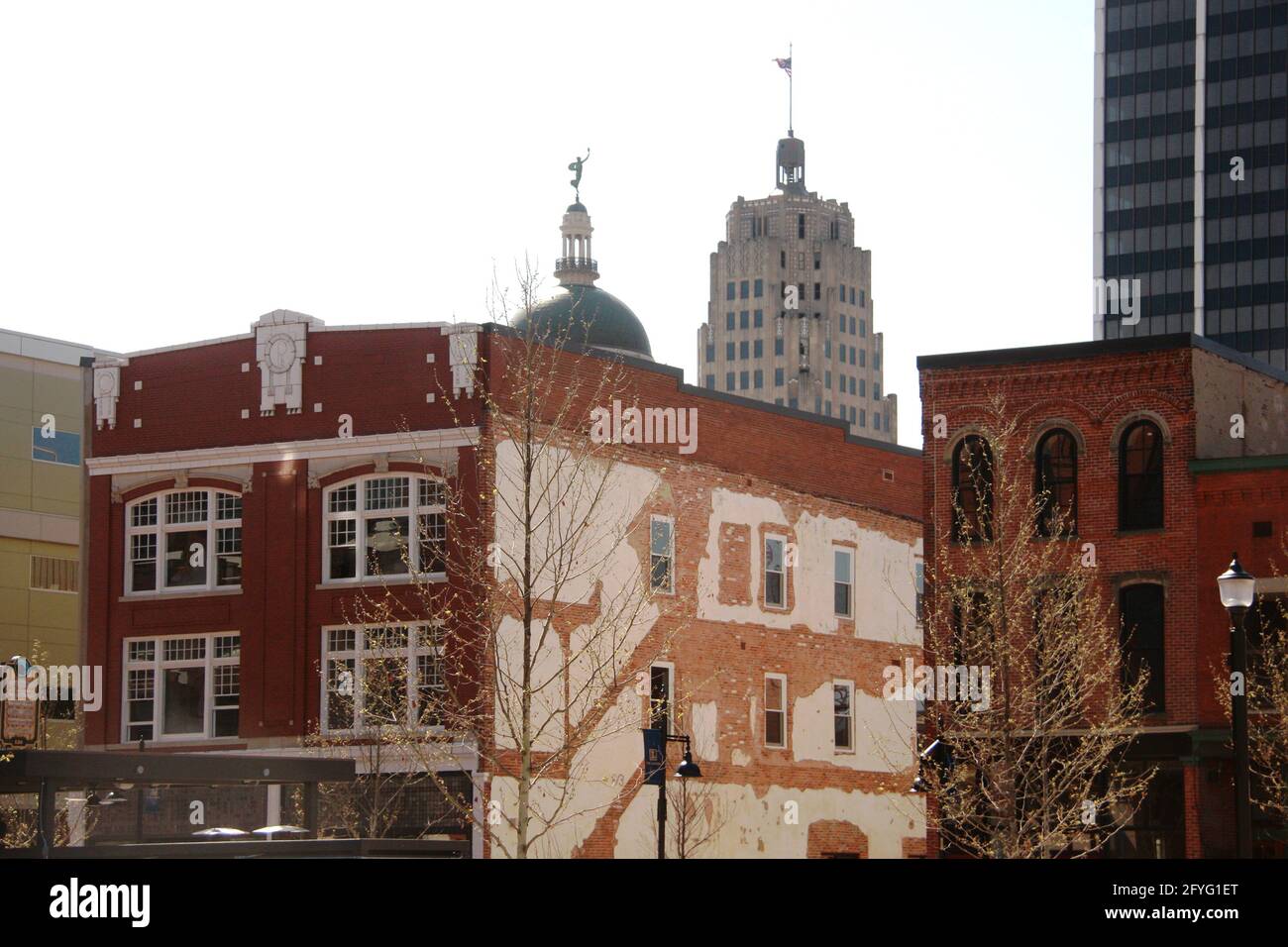 Buildings in downtown Fort Wayne, IN, USA Stock Photo Alamy