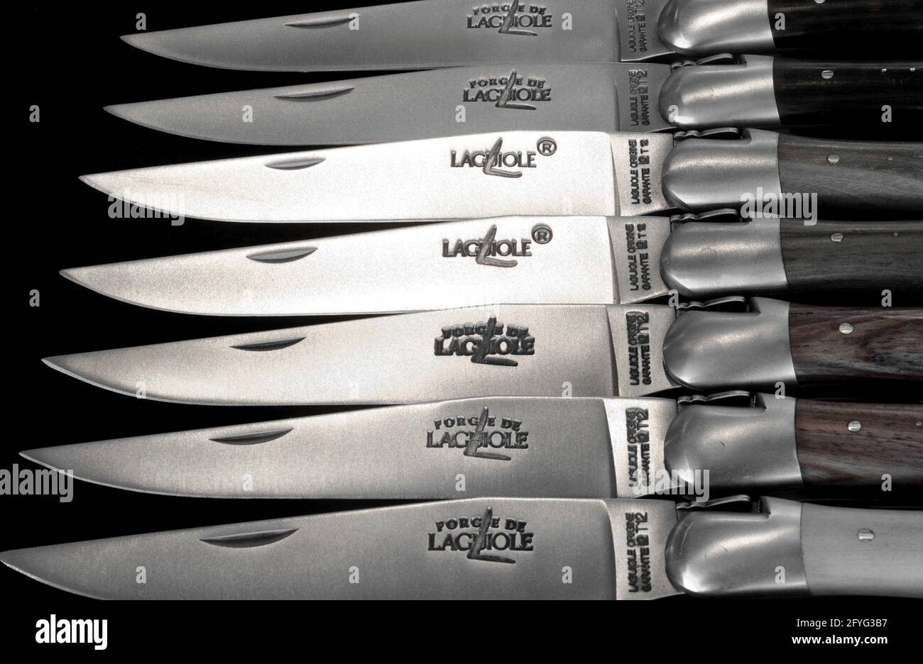 FRANCE. AVEYRON (12) LAGUIOLE. DE LAGUIOLE KNIVES.BUILDING MADE