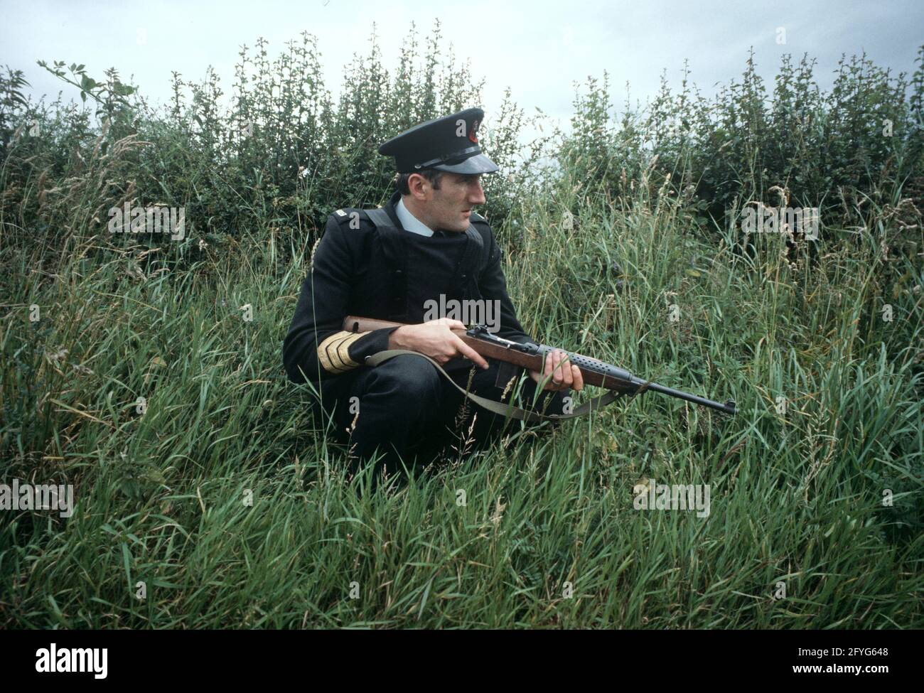 Royal Ulster Constabulary Armed Police High Resolution Stock