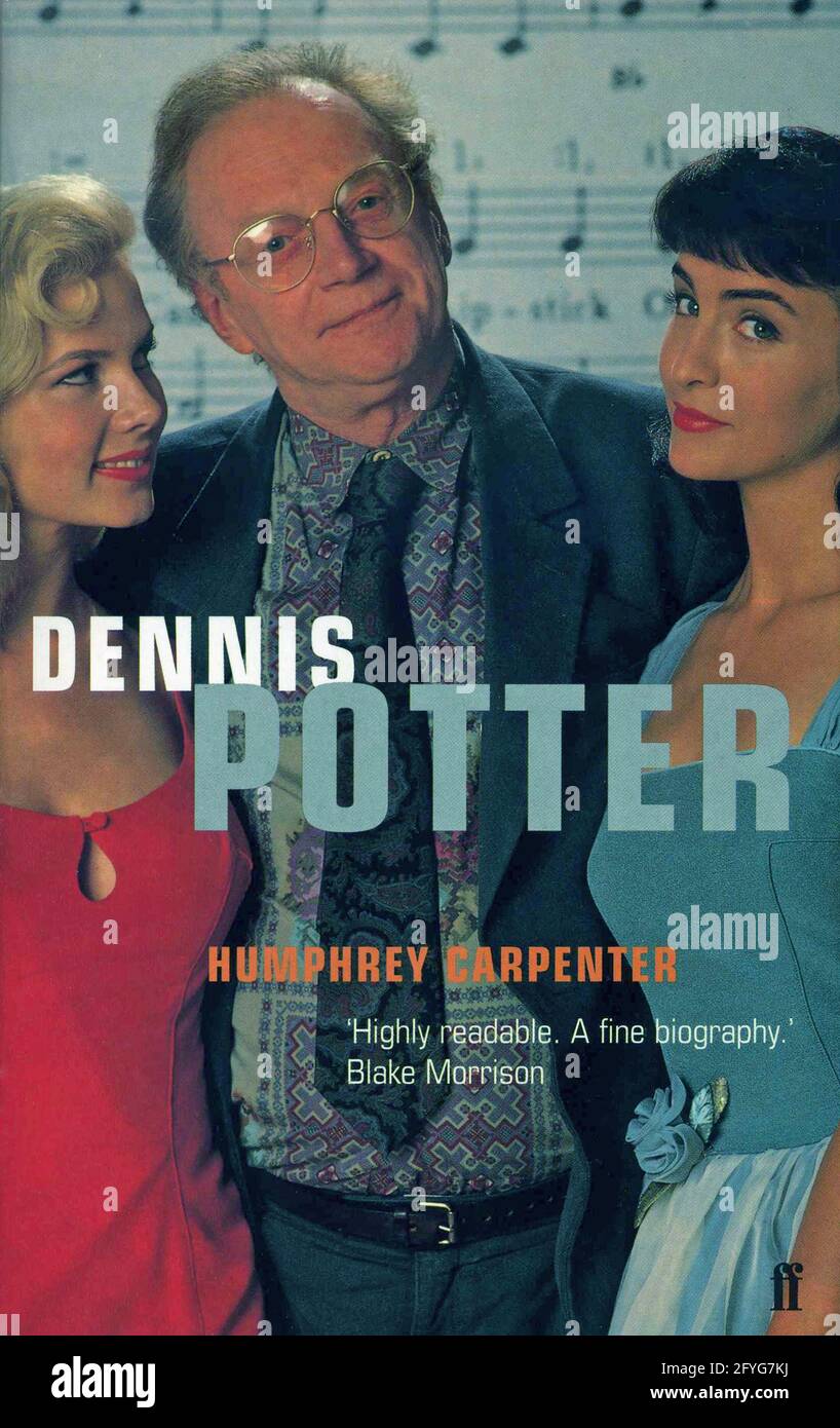 Book cover 'Dennis Potter' by Humphrey Carpenter. Stock Photo
