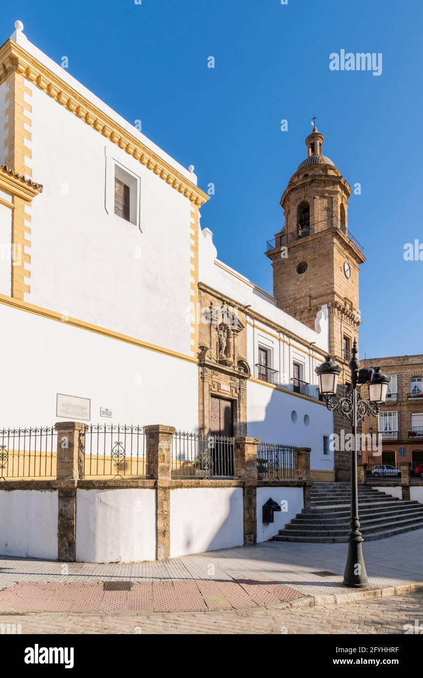 Santo Domingo church, Cadiz, Andalusia, Spain Stock Photo