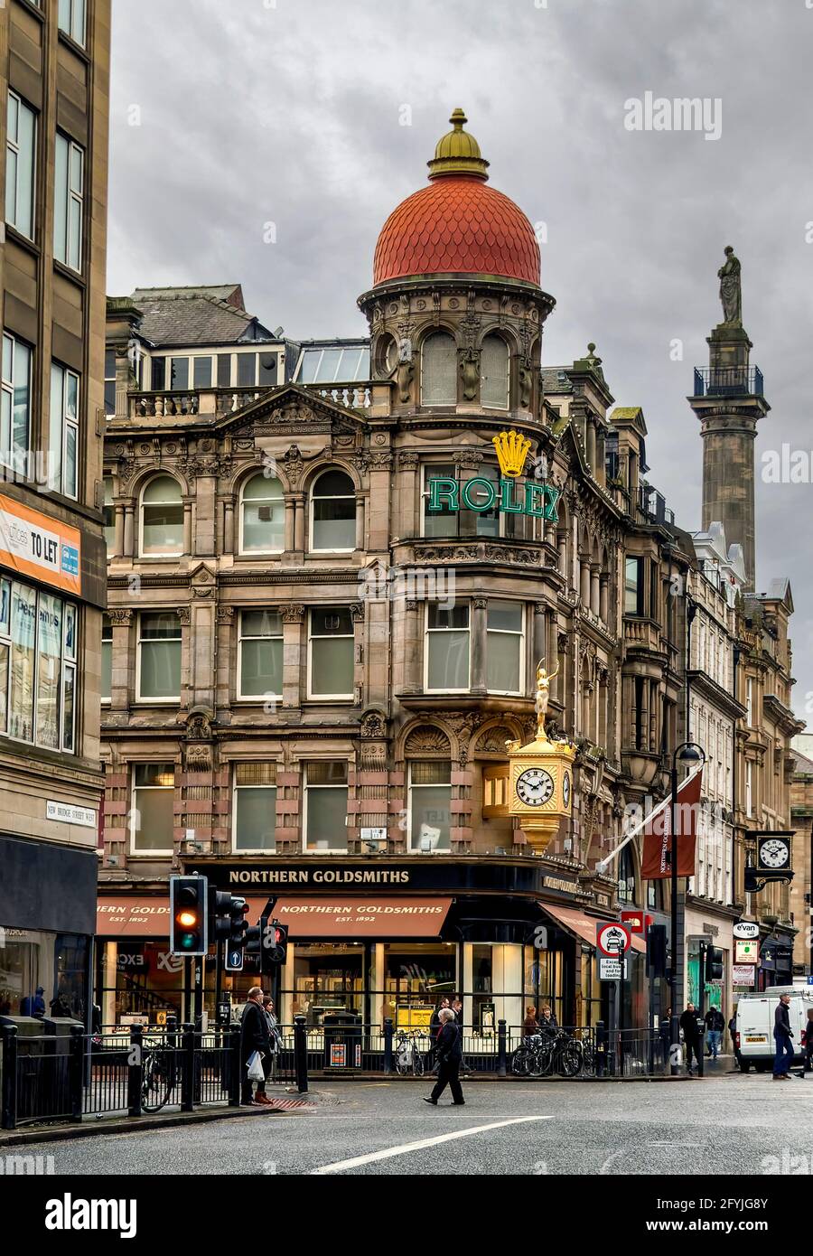 Famous corner in Newcastle upon Tyne, England Stock Photo Alamy