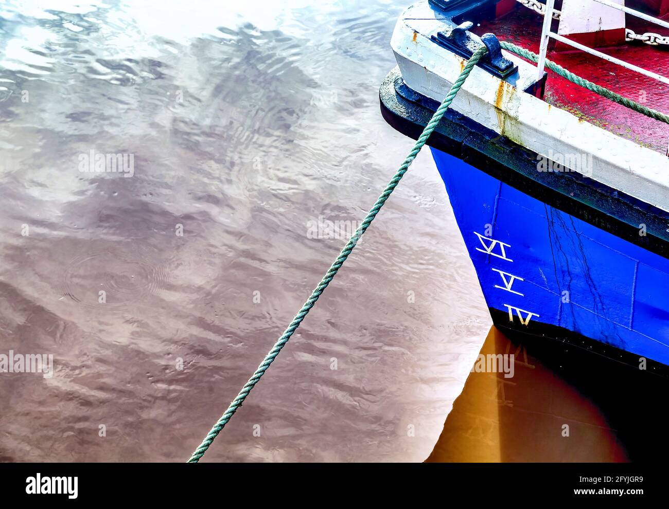 Boat tied up hi-res stock photography and images - Alamy