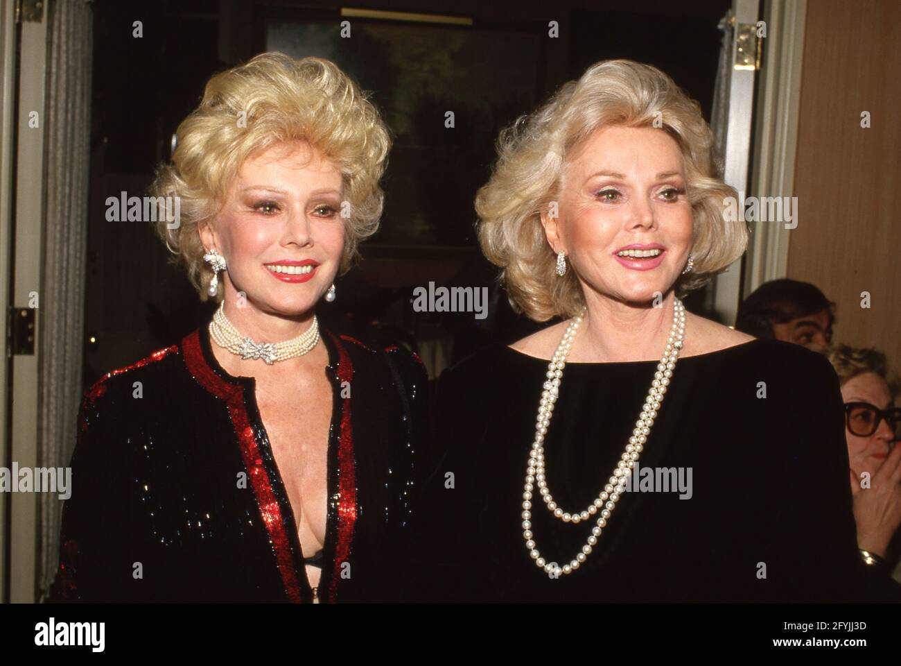 Eva Gabor and Zsa Zsa Gabor Circa 1980's Credit: Ralph Dominguez/MediaPunch  Stock Photo - Alamy