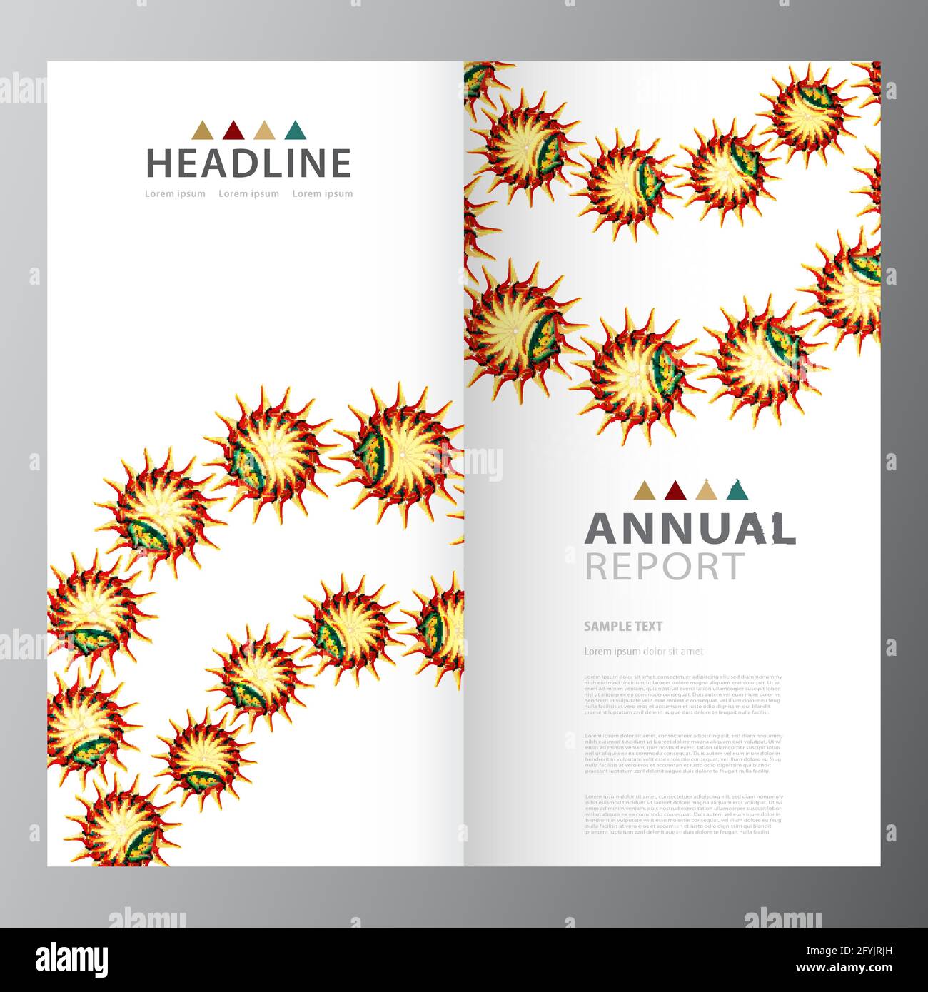 annual-colorful-business-report-template-design-layout-stock-vector