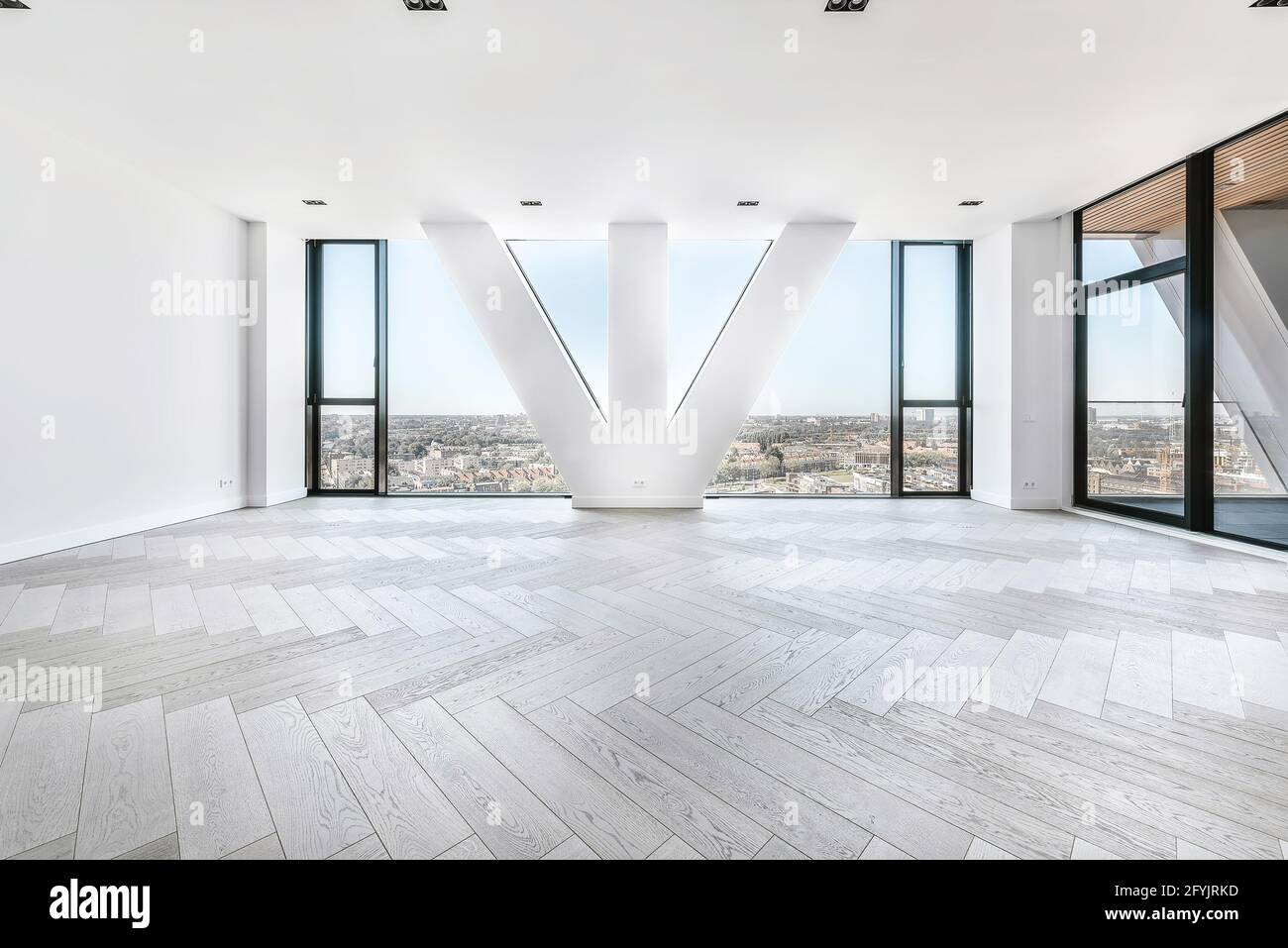 Picture of A Scandinavian Penthouse Apartment with Slanted Ceilings