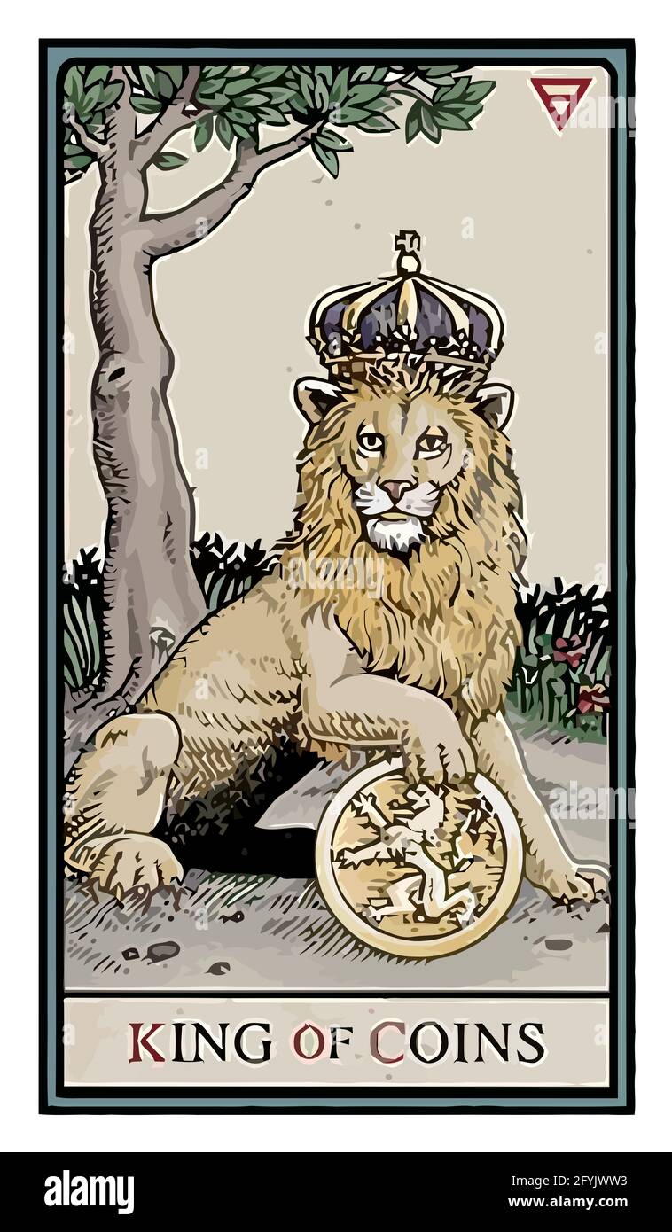tarot fortune telling card illustration Stock Photo Alamy