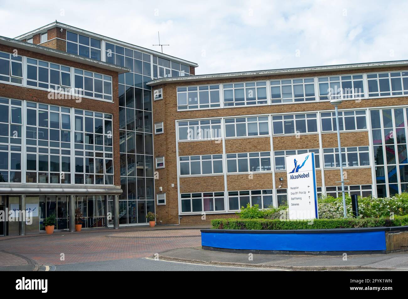 Slough, Berkshire, UK. 28th May, 2021. The HQ for Akzo Nobel across the