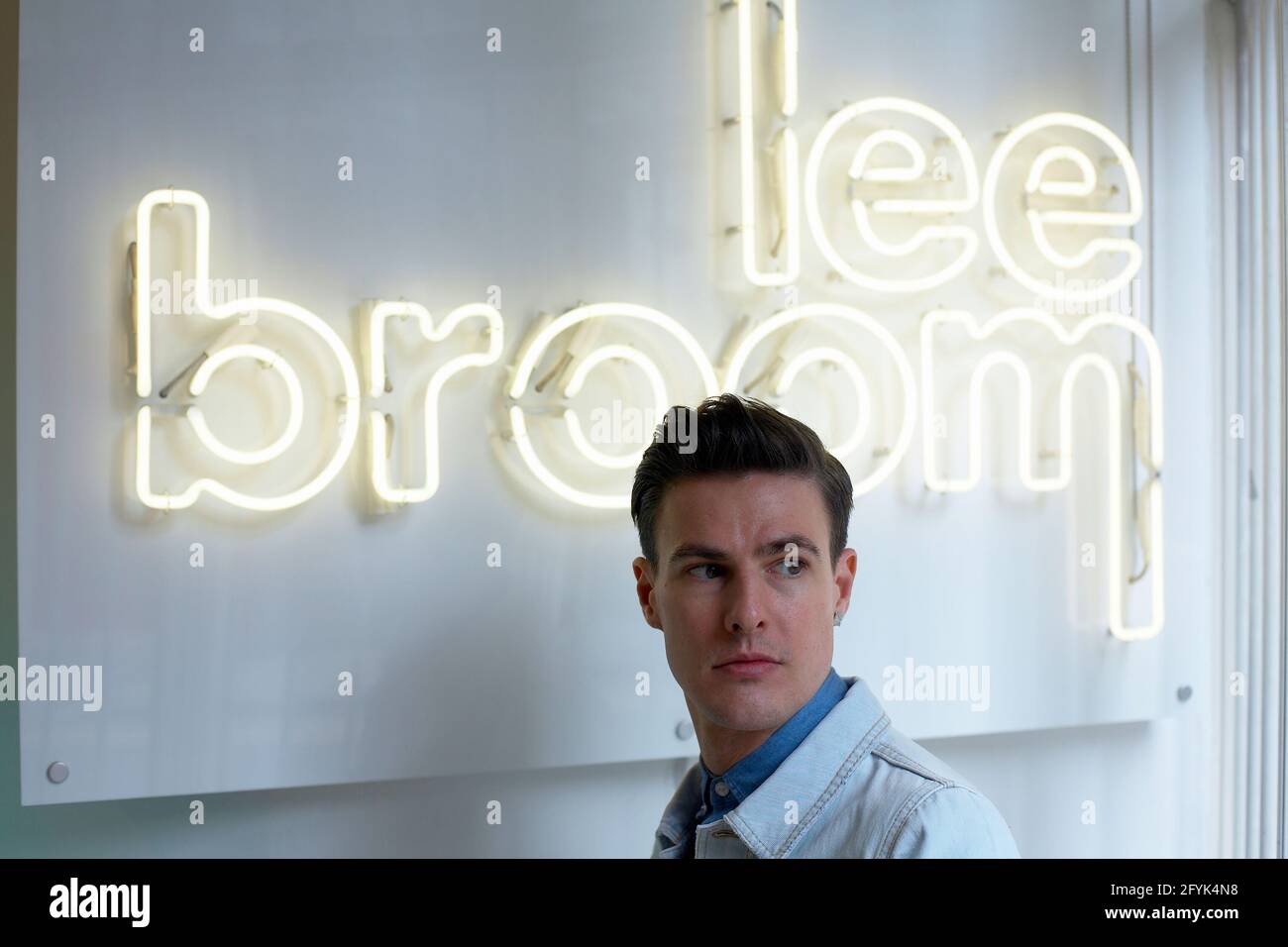 Designer Lee Broom is one of the UK's leading product designers Stock Photo