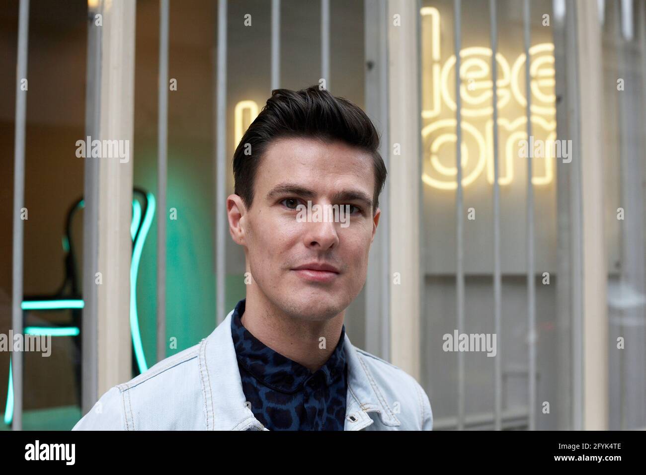 Designer Lee Broom is one of the UK's leading product designers Stock Photo