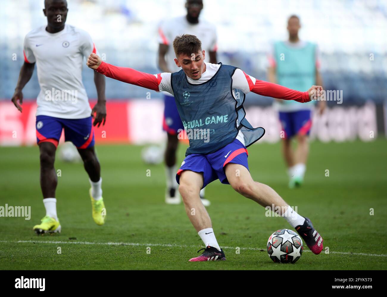 Chelsea S Billy Gilmour During A Training Session Ahead Of The Uefa Champions League Final At The Estadio Do Dragao Portugal Picture Date Friday May 28 2021 Stock Photo Alamy