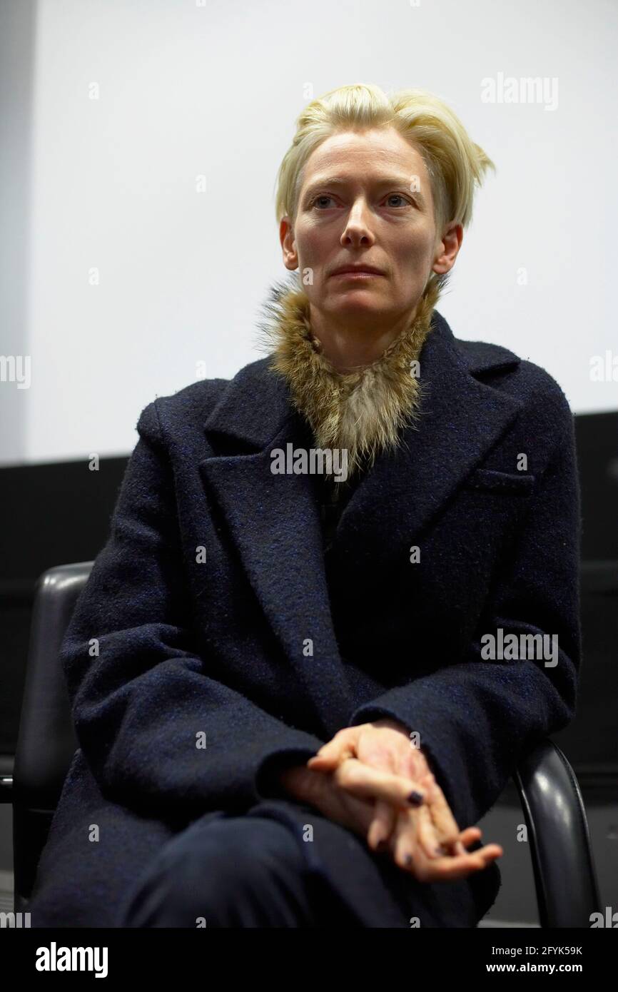 Tilda Swinton Scottish actress. Stock Photo