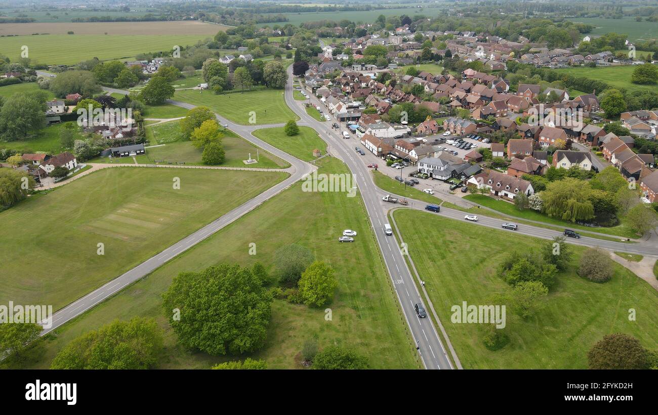 Hatfield Heath ,village Essex UK Aerial image Stock Photo Alamy