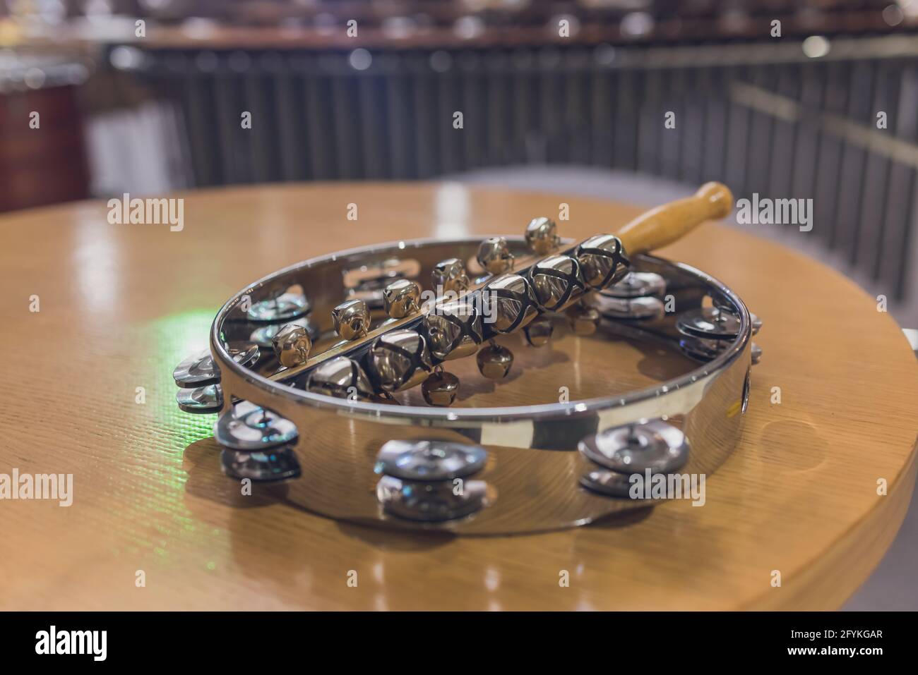 Image of a tambourine or tambourine popular traditional music