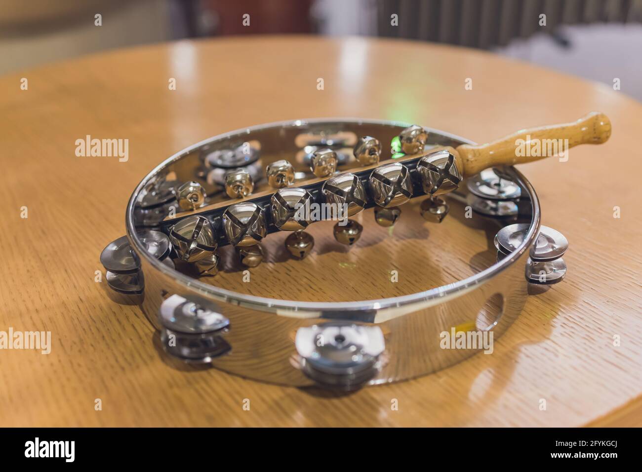 Image of a tambourine or tambourine popular traditional music