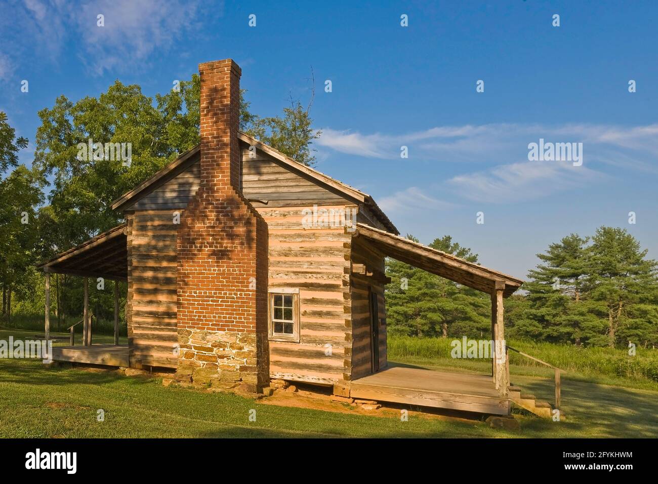 Scruggs House in Cowpens National Battlefield. Cowpens National