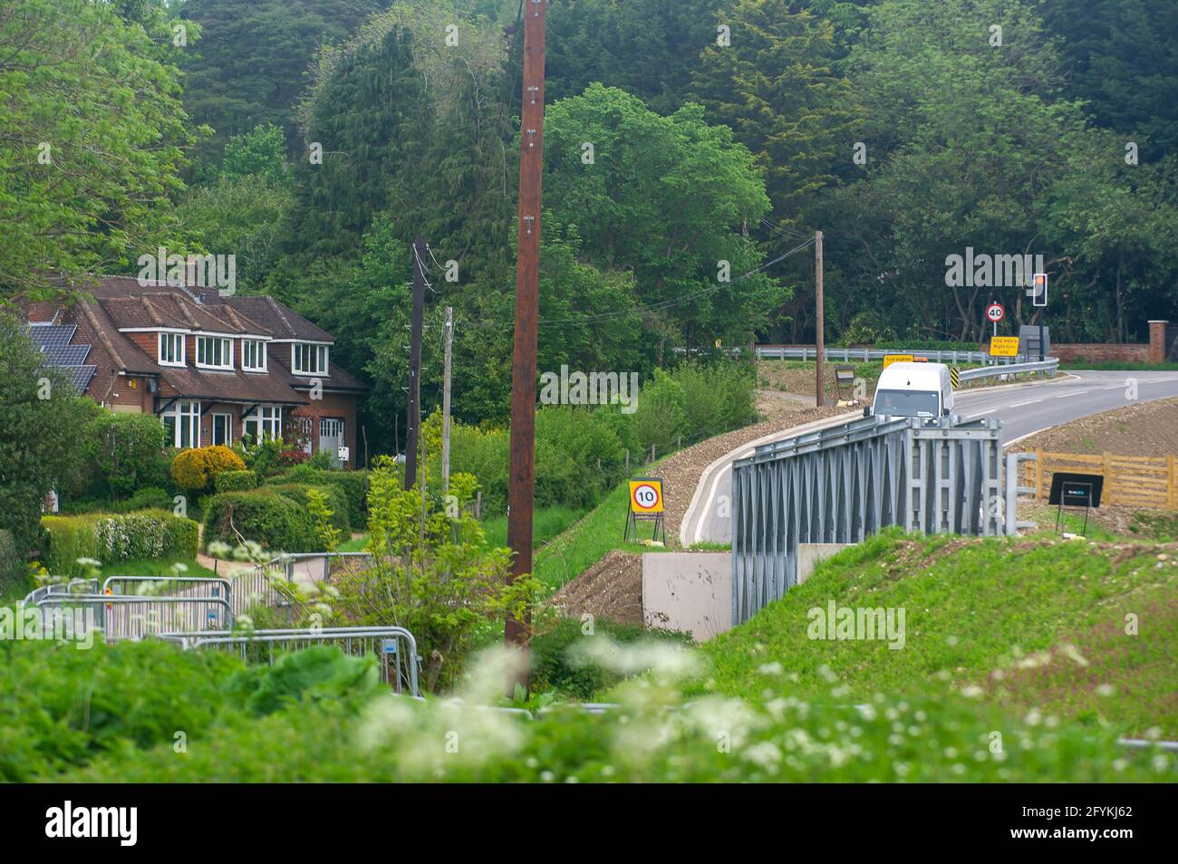Chalfont St Giles, Buckinghamshire, UK. 28th May, 2021. Local residents