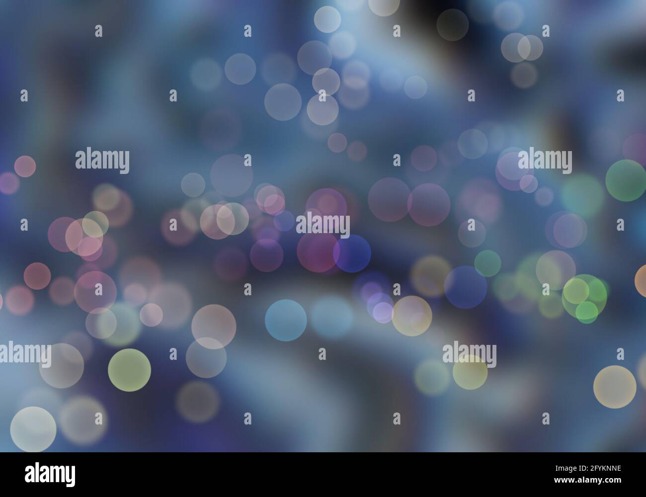 bokeh background wallpaper abstract blue dark texture color Stock Photo