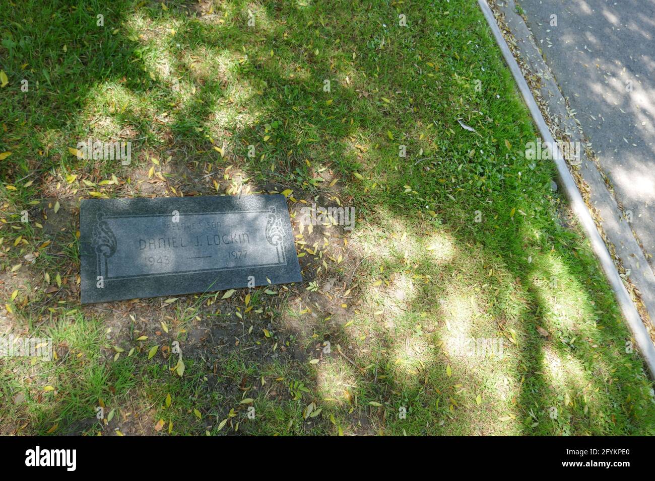 Westminster, California, USA 27th May 2021 A general view of atmosphere actor Daniel Lockin's Grave in Four Seasons Section at Westminster Memorial Park on May 27, 2021 in Westminster, California, USA. Photo by Barry King/Alamy Stock Photo Stock Photo