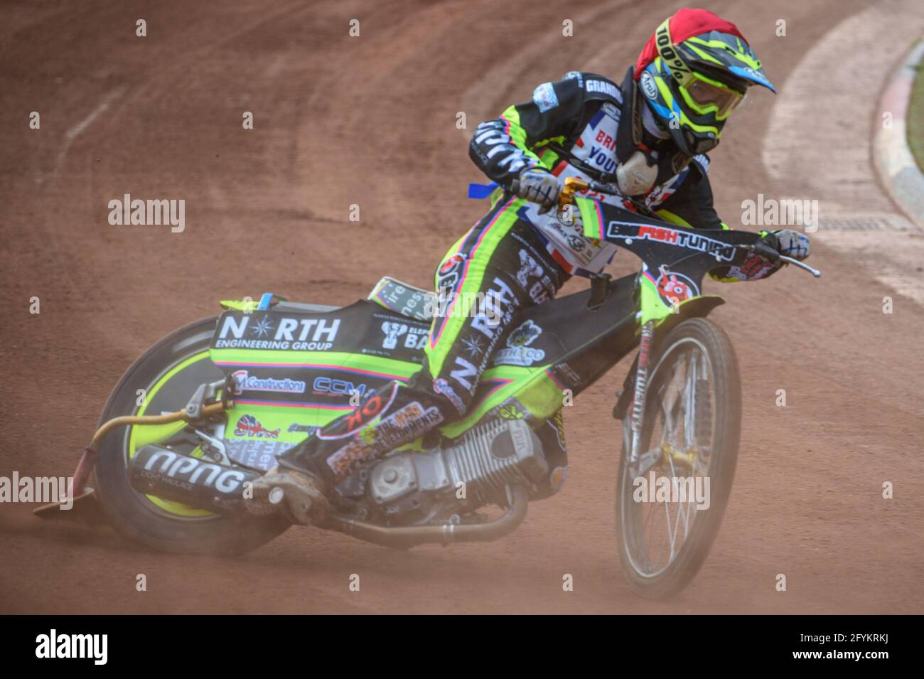 MANCHESTER, UK. MAY 28TH during the British Junior Championship at the National Speedway Stadium, Manchester on Friday 28th May 2021. (Credit: Ian Charles | MI News) Credit: MI News & Sport /Alamy Live News Stock Photo