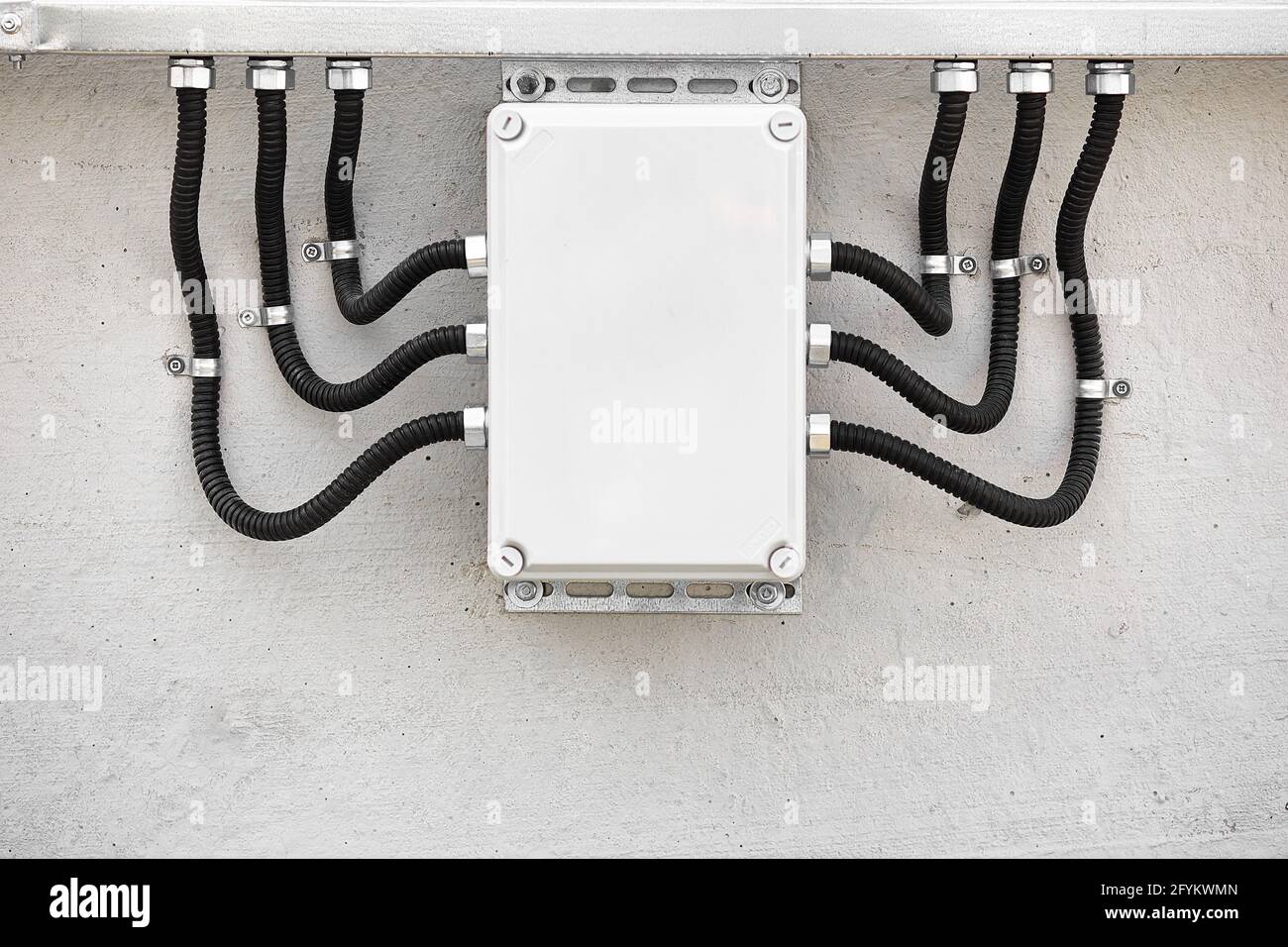 External Electrical Junction Box With Corrugated Cable, 45 OFF