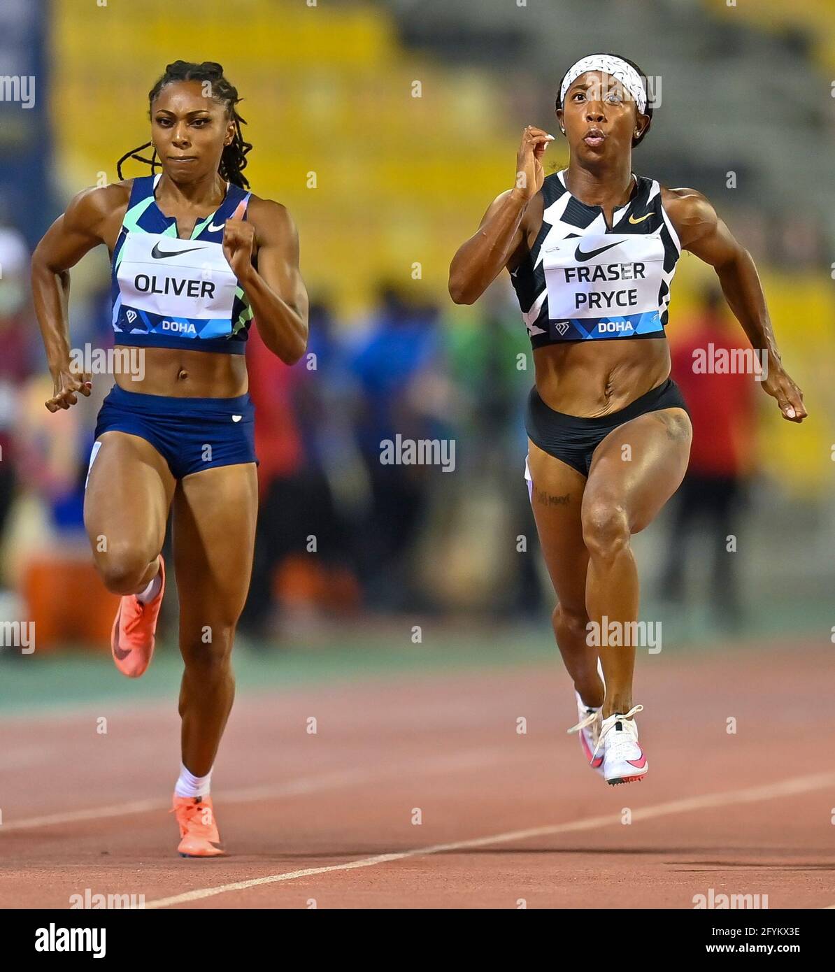 Shelly ann fraser pryce doha hi-res stock photography and images - Alamy