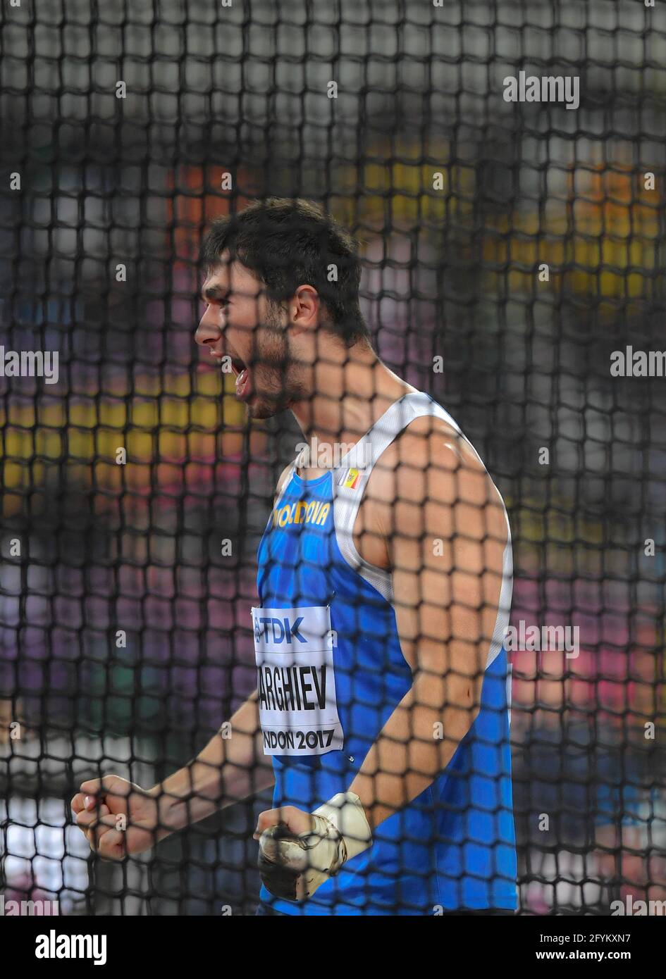 Serghei Marghiev (Moldova). Hammer Throw, Final. IAAF World Athletics  Championships London 2017 Stock Photo - Alamy
