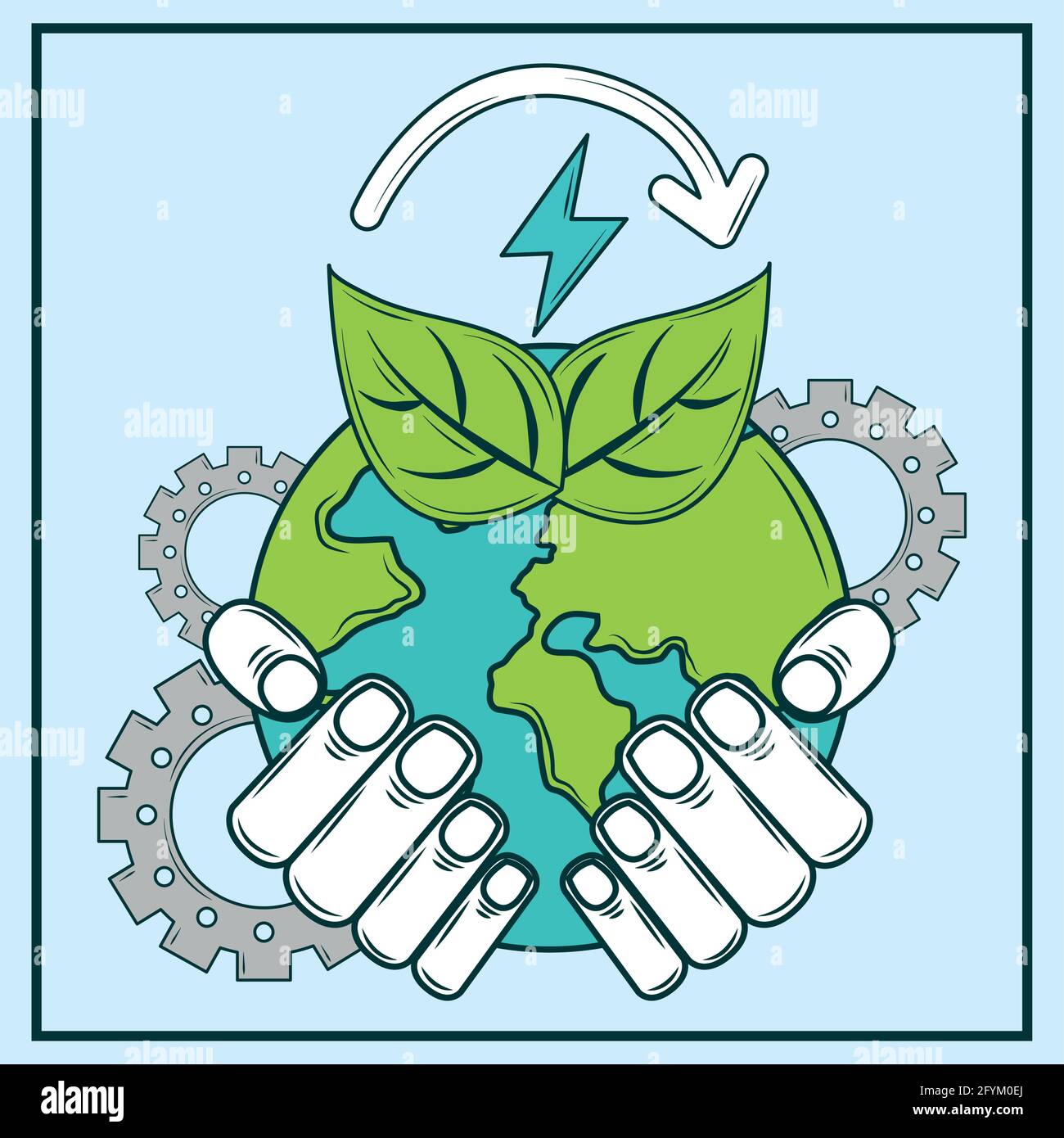 renewable energy world Stock Vector Image & Art - Alamy