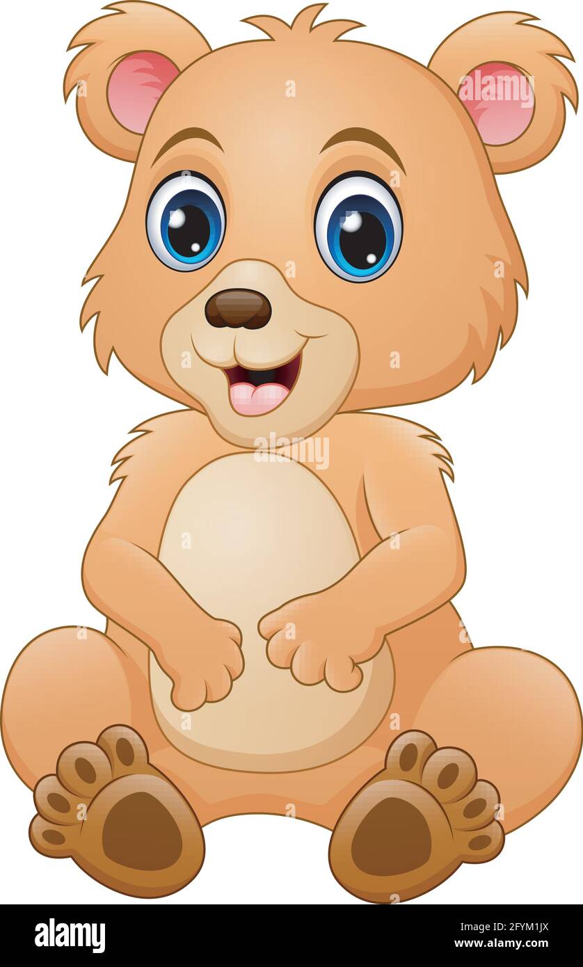Cute baby bear cartoon isolated on white background Stock Vector Image & Art - Alamy Cute baby bear cartoon isolated on white background Stock Vector Image & Art - Alamy