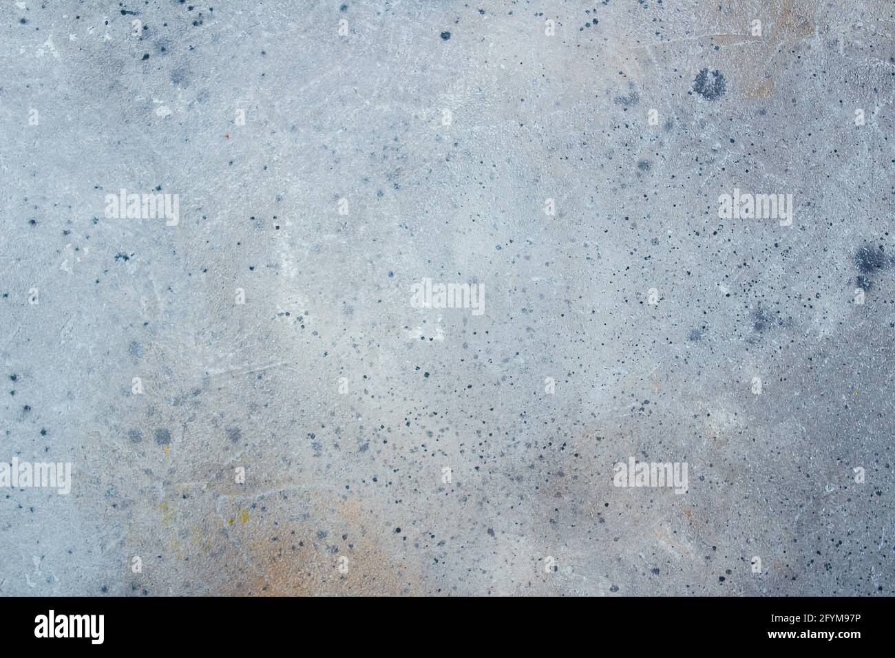 Abstract blue light metallic background texture concrete or plaster hand made wall Stock Photo