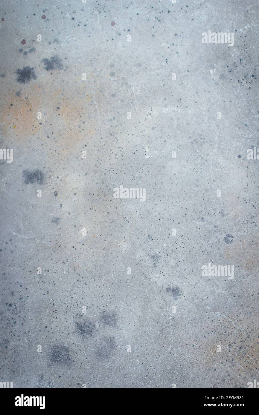 Abstract blue light metallic background texture concrete or plaster hand made wall Stock Photo