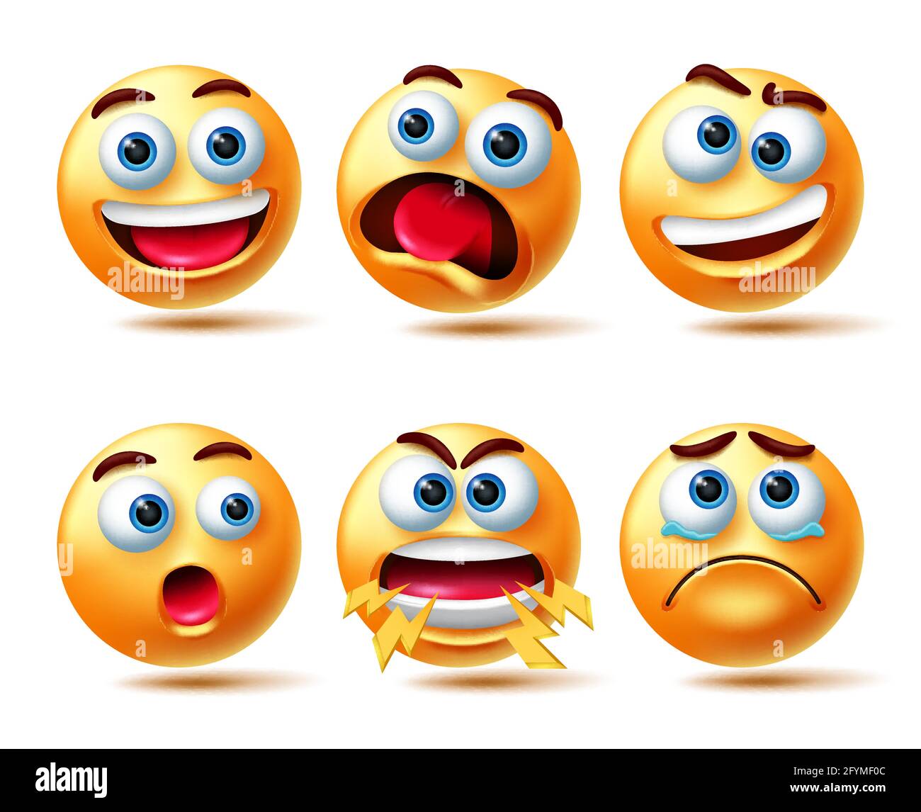 Smiley emoticon facial expression happy Stock Vector Images - Alamy