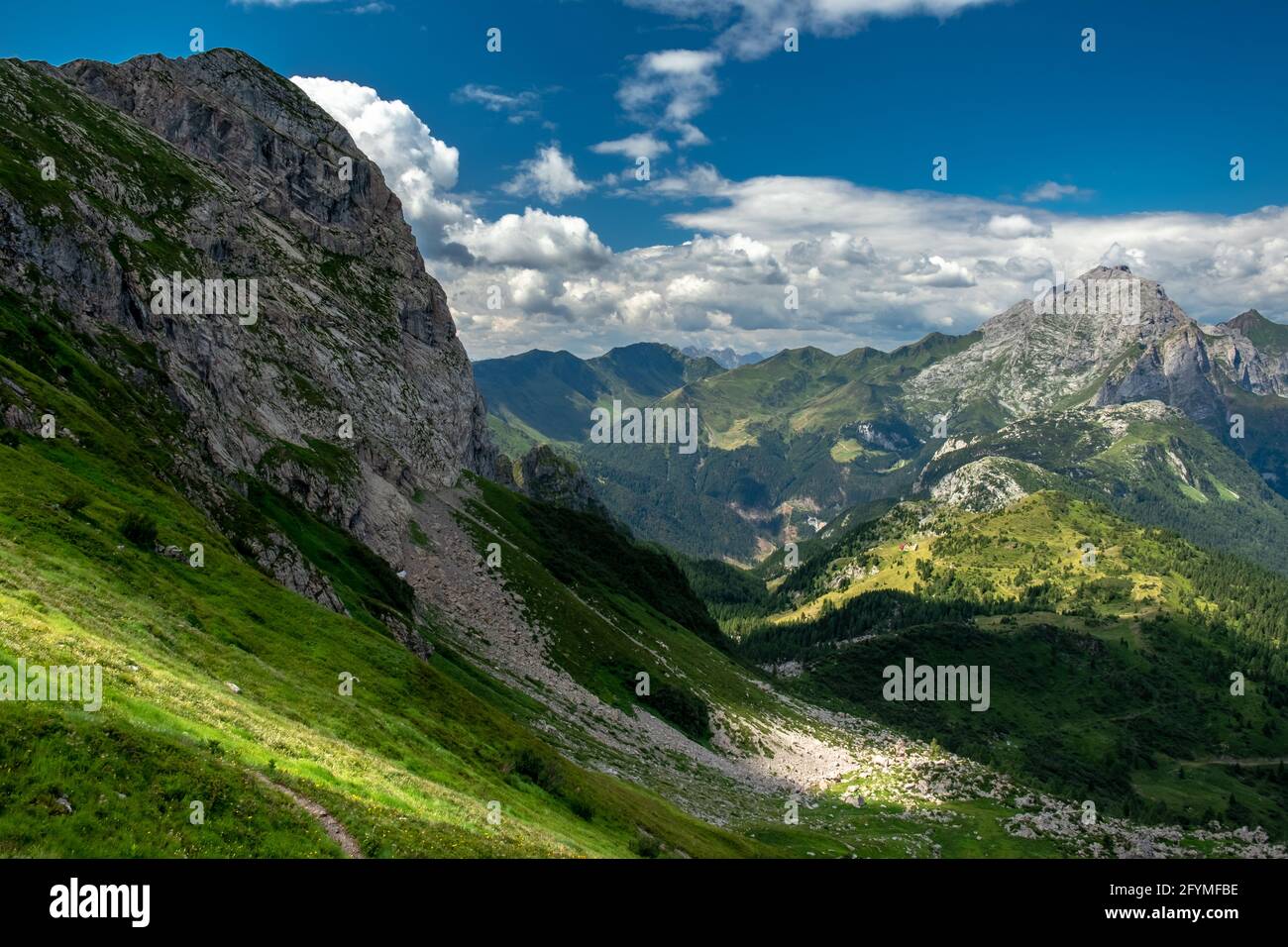 Summer day in the alps of Friuli Venezia-Giulia, Italy Stock Photo - Alamy